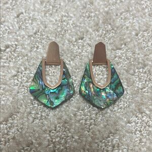 Kendra Scott Iridescent Abalone Earrings